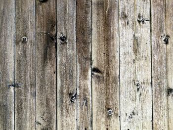 Full frame shot of old wooden door