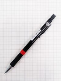 High angle view of pen on table against white background