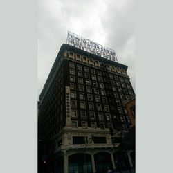 Low angle view of building against sky