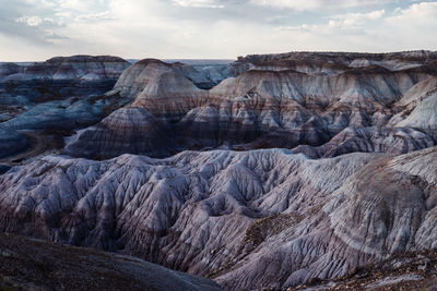 View of rock formations