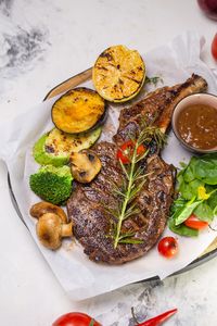 Close-up of food in plate