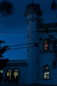 Low angle view of building against sky