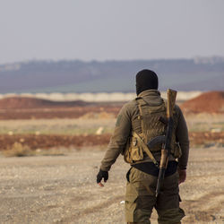 Syrian rebel in idlib province