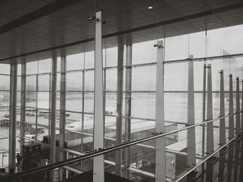 View of sea against cloudy sky