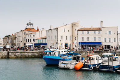 The quays of saint martin de re. island of re