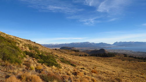 Scenic view of landscape against sky