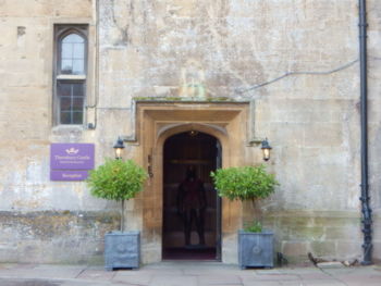 Entrance of historic building