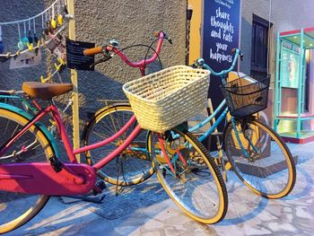 Bicycle in basket