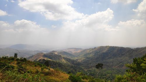 Scenic view of landscape against sky