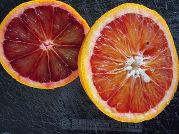 Close-up of orange slices