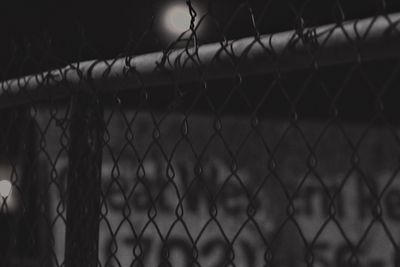 Close-up of chainlink fence