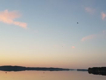 Scenic view of sunset sky