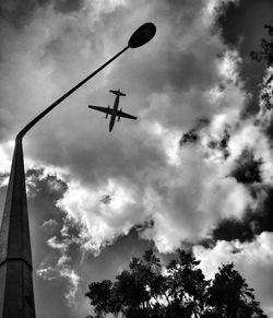 Low angle view of cloudy sky