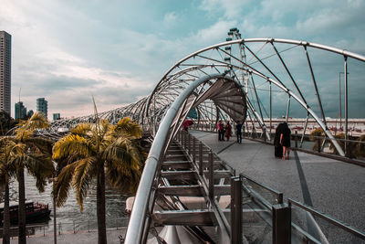 View of ferris wheel against sky