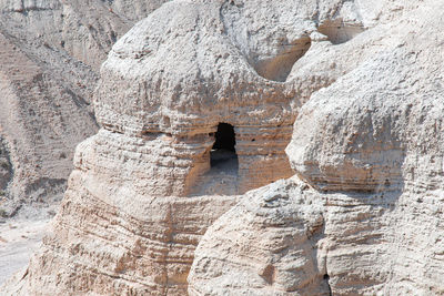 View of rock formations