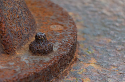 Close-up of rusty metal