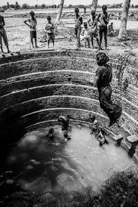 People enjoying in water