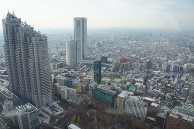 Aerial view of cityscape