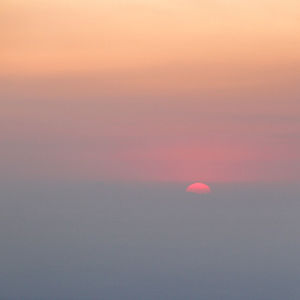 Scenic view of sky during sunset