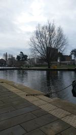 River with buildings in background