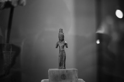 Close-up of statue of buddha