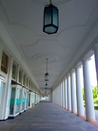 Illuminated underground walkway