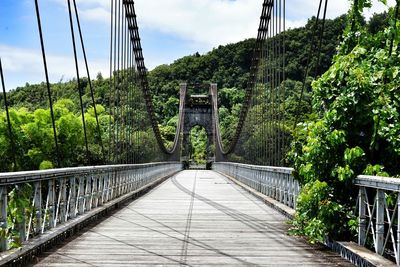 Footbridge over river