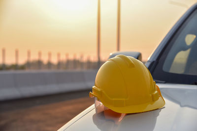 Midsection of man working at construction site