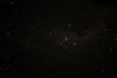 Low angle view of stars in sky