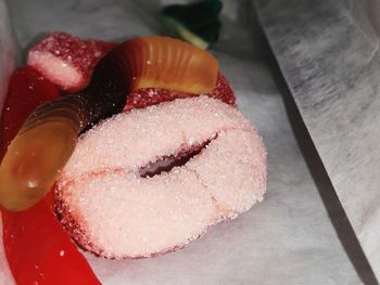 Close-up of dessert in plate