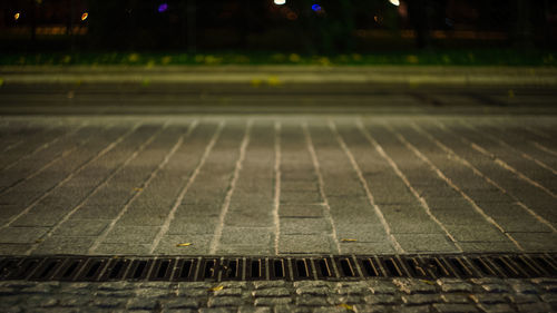 Close-up of star shape at night