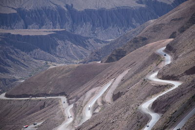 Aerial view of mountain landscape