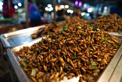 Close-up of food in market