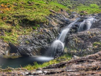 View of waterfall