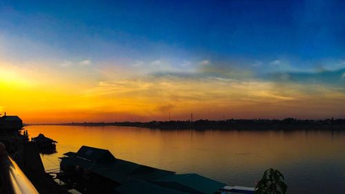 Scenic view of sunset sky