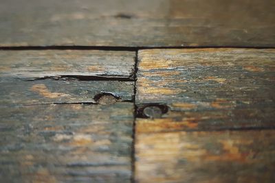 Full frame shot of old metal door