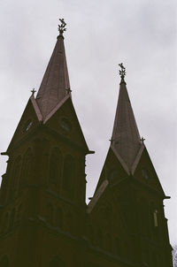 Low angle view of building against sky