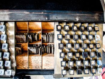 Close-up of computer keyboard