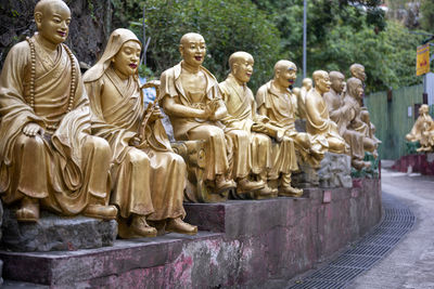 Statues at temple