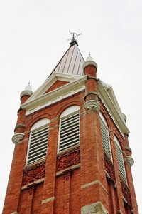 Low angle view of cathedral against clear sky