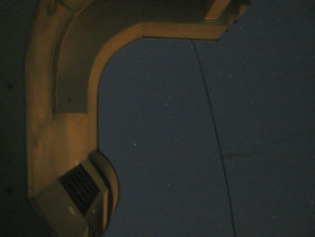 Low angle view of illuminated building