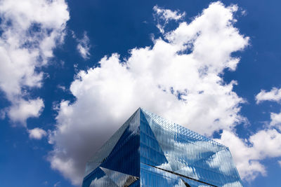 Low angle view of building against sky