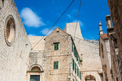 The beautiful architecture at the walled old town of dubrovnik