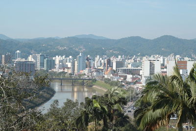 View of cityscape against sky