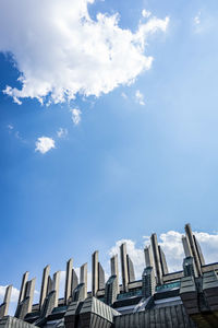 Low angle view of building against sky