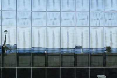 Full frame shot of glass building