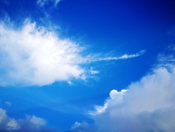 Low angle view of clouds in sky