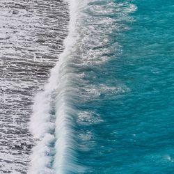 Close-up of rippled water in sea