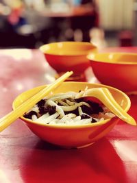 Close-up of food in bowl