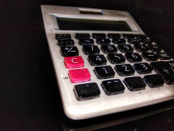 Close-up of computer keyboard